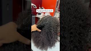 Sweet sixteen 🥰 longnaturalhair naturalhairstyles naturalhaircare updohairstyle [upl. by Cherry]