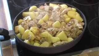 PutenGeschnetzeltes mit Champignons  Bodybuilding Rezept [upl. by Pinsky]