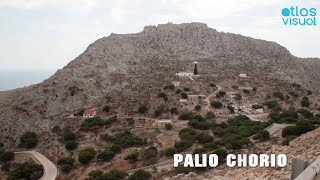 Old Town amp Castle Halki Chalki Greece  AtlasVisual [upl. by Akemat738]