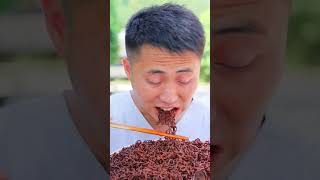 Ermao Challenge Ghost Pepper Noodles🔥 Can he succeed？  Chinese food  songsong and ermao  mukbang [upl. by Luing]