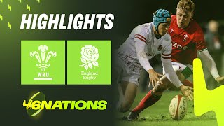 HIGHLIGHTS  Wales v England  Six Nations Under20 [upl. by Brouwer]