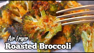 Air Fryer Roasted Broccoli  Roasted Broccoli Recipe [upl. by Boleyn139]