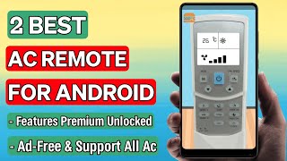 2 Best Ac Remote Control Apps For Android  Universal Ac Remote Control In Mobile [upl. by Salisbury]