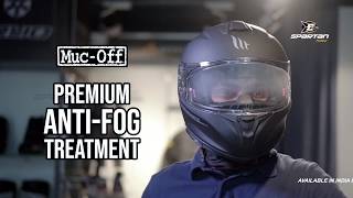 MucOff Anti Fog Treatment  Premium  Spartan ProGear [upl. by Gnes]