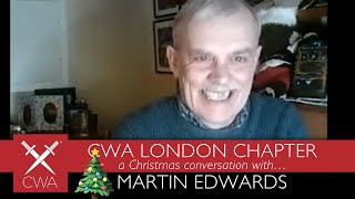 CWA London Chapter – In Conversation with Martin Edwards for Christmas [upl. by Adis]