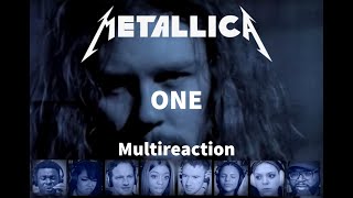 Metallica quotOnequot Official Music Video  MultiReaction Compilation [upl. by Nivri]