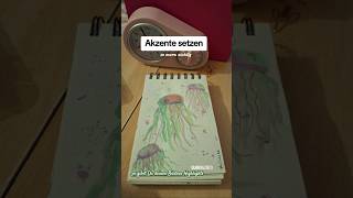 Setze AkzenteHighlights in deine ZeichnungenGemälde drawing painting akzente gbygudisart [upl. by Bushey]