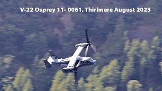 CV22B OSPREY 110061 352nd SOW MILDENHALL THIRLMERE LFA17 AUG 2023 [upl. by Lorenz]