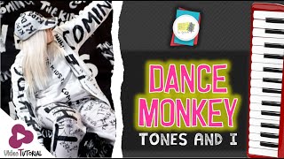 Tutorial Melòdica  Dance Monkey Tones amp I [upl. by Raeann]