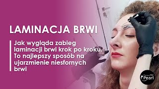 LAMINACJA BRWI  jak wygląda zabieg laminacji brwi krok po kroku [upl. by Cathey81]