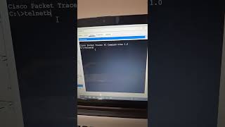 How to take Telnet part 3 cisconetworkingacademy computer [upl. by Niltac839]