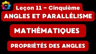 20  PROPRIÉTÉS DES ANGLES [upl. by Calvina498]