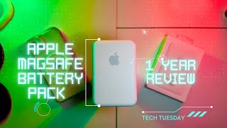 Apple MagSafe Battery Pack 1 Year Review  Tech Tuesday [upl. by Vtarj]