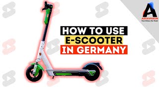 How to use Electric scooter in Germany [upl. by Nossah676]