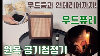 아기방 인테리어｜우드퓨리 원목공기청정기 피톤치드｜활성탄 아기방공기청정기 추천 [upl. by Anik]