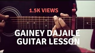 Gainey dajai guitar lesson Trishna Gurung [upl. by Lletnuahs]