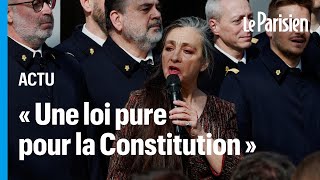 Catherine Ringer revisite la Marseillaise pour la cérémonie scellement de lIVG [upl. by Norda]