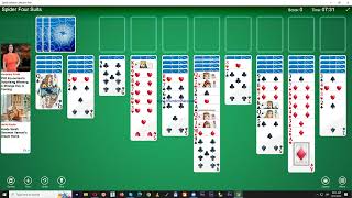 Spider Solitaire 4 suits 413 [upl. by Randa]