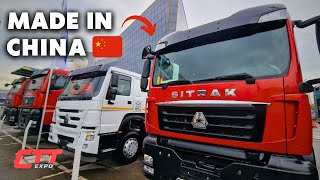 I Went to a Russian Chinese TRUCK Expo CTT Expo [upl. by Hwu]