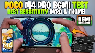 POCO M4 PRO BGMI BEST SENSITIVITY SETTINGS AND CODE GYROSCOPENON GYROSCOPE [upl. by Oilegor]