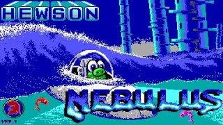 Nebulus gameplay PC Game 1987 [upl. by Eelreveb]