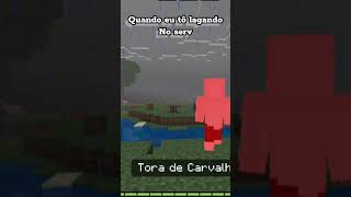 Quando eu tô lagando no Mine kkkkk minecraft minecratpe memes [upl. by Merissa97]