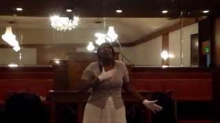 ALYSIA MOORE SINGS MY HEALTH COMETH FROM THE LORD IN SIGN LANGUAGE [upl. by Garey]