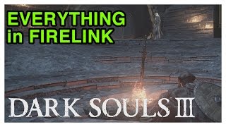 All of Firelink Shrines Secrets  Dark Souls 3 Tips amp Tricks [upl. by Kramnhoj435]