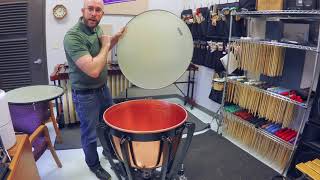 A Guide to Changing and Tuning Timpani Heads with Dr Brad Meyer [upl. by Attelahs]