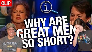 QI  Why Are So Many Great Men Short REACTION [upl. by Atinuaj]