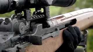 WE  M14 GBB Rifle Slow Motion [upl. by Darnall]