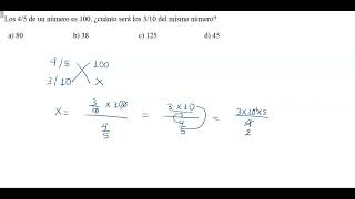 Ejercicio 11  Razonamiento Numérico 2023  Fracciones [upl. by Nabe]