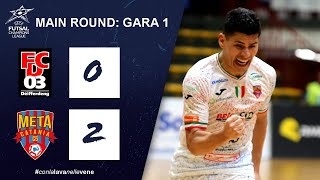 Differdange VS Meta Catania 02 Highlights UEFA Futsal Champions LeagueMain Round Gara 1 [upl. by Sebastien727]