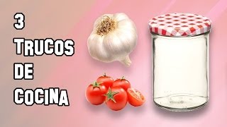 ✔ Recetas de Cocina  3 Trucos Sorprendentes [upl. by Redlac]