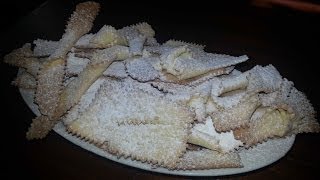 Ricetta BugieChiacchiereFrappe per Carnevale cotte al forno [upl. by Sinnel]