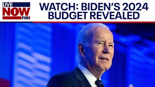 President Biden releases proposed federal budget for fiscal year 2024  LiveNOW from FOX [upl. by Hplar]