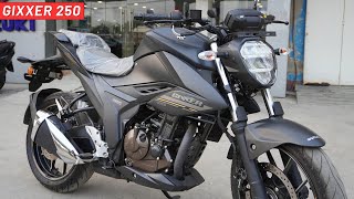 2024 Suzuki Gixxer 250 Detailed Review  On Road Price I Colours amp Mileage [upl. by Cathrine607]