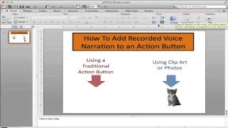 Vocaroo PowerPoint Action Settings Workflow [upl. by Van]