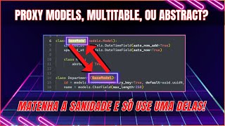 ENTENDA OS 3 TIPOS DE HERANÇAS NO DJANGO [upl. by Pollie493]