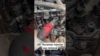 LB7 injector cup replacement mechanic automobile work foryou fyp chevrolet diesel love fail [upl. by Mathia]