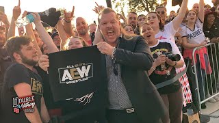 CHRIS JERICHO DEBUTS  AEWS HISTORY MAKING DOUBLE OR NOTHING RALLY [upl. by Ynohtnakram]