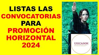 Soy Docente LISTAS LAS CONVOCATORIAS PARA PROMOCIÓN HORIZONTAL 2024 [upl. by Nesnej189]