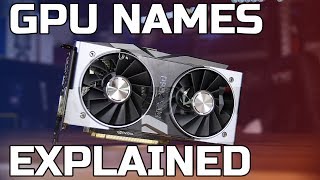 GPU Names Explained  RTX GTX RX [upl. by Ballard]