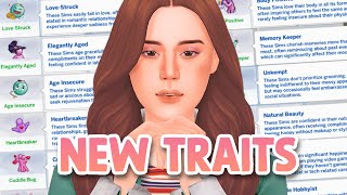 15 NEW TRAITS for your sims  Sims 4 Mod Review [upl. by Garry]