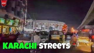 Karachi City  streets of Karachi  walking tour [upl. by Silvio10]