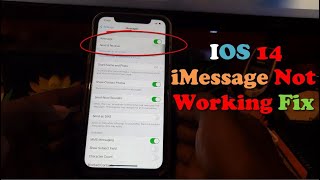 iMessage not Working on IOS 14 [upl. by Irolam]