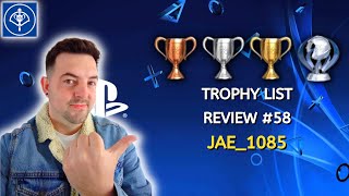 Trophy List Review Episode 58 [upl. by Atteuqcaj874]