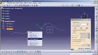 3D Freestyle Curve Through Point [upl. by Wilie]