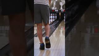 Two Handed Bowling Footwork  Slow Motion [upl. by Lipcombe314]