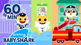 Baby Shark What Do You Want to Be  Compilation  Hero Police amp Doctor  Baby Shark Official [upl. by Janet]